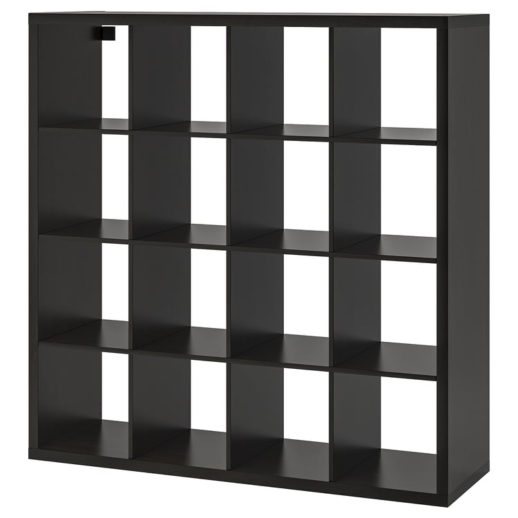 KALLAX Shelf unit, blackbrown, 57 7/8x57 7/8" IKEA