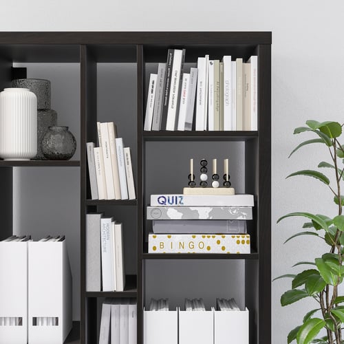 KALLAX Shelf unit, blackbrown, 33 7/8x57 7/8" IKEA