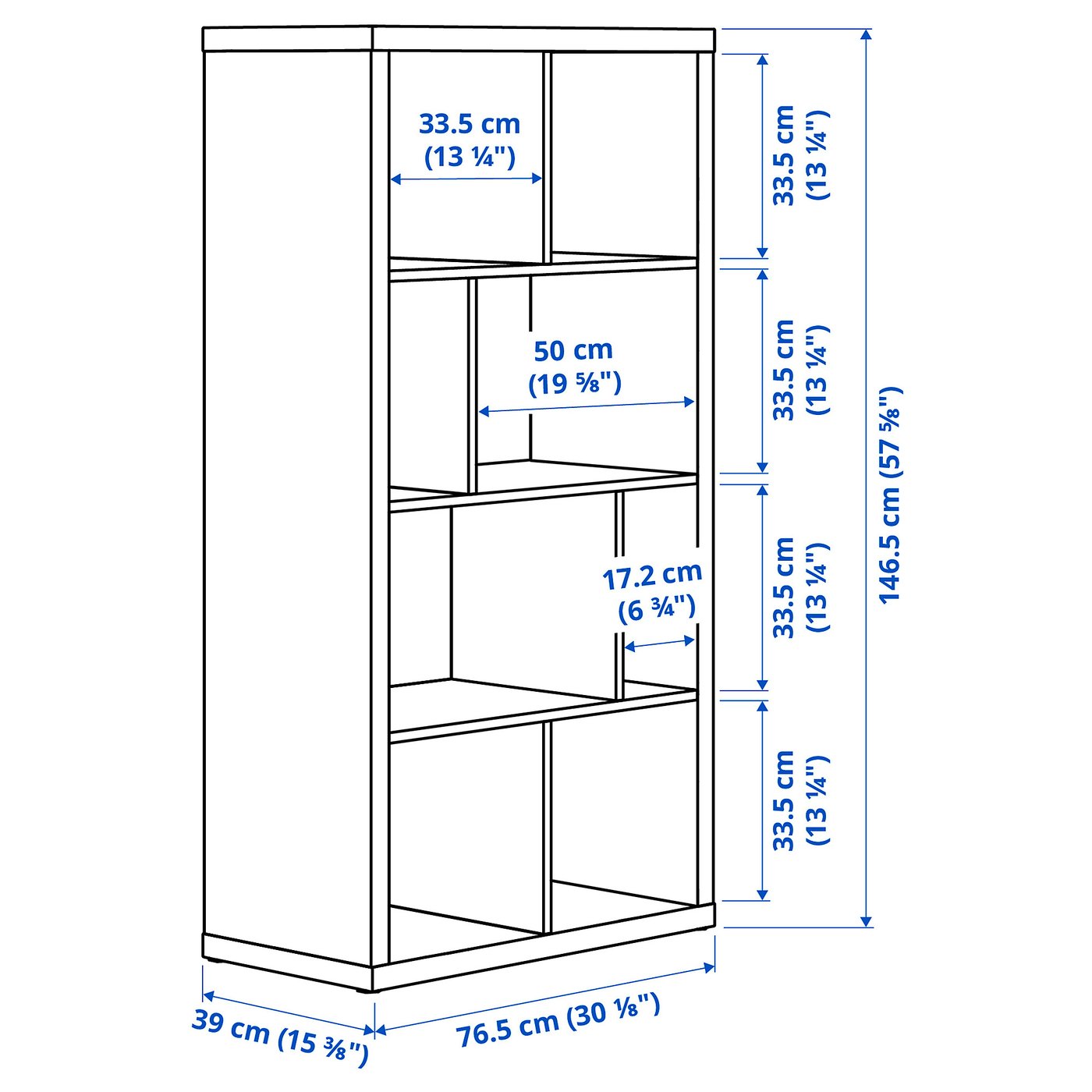 IKEA　カラックス　グリーン KALLAX shelf unit, dark green, 575/8x301/8