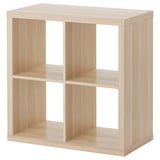 KALLAX Shelf unit, white stained oak effect, 30 1/8x30 1/8 "