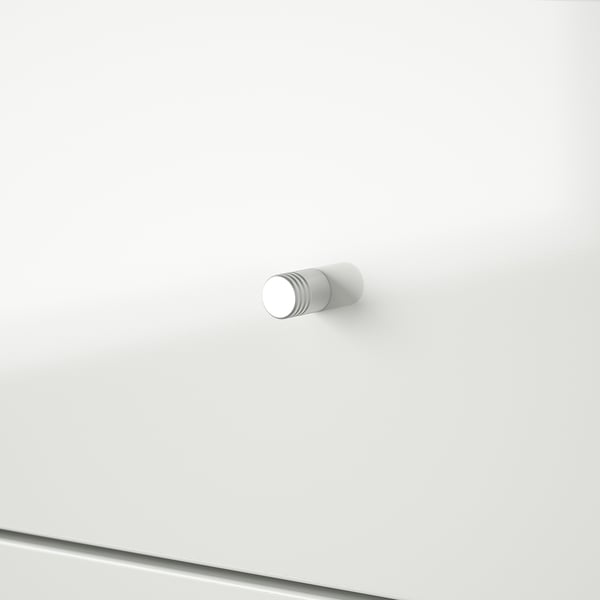 KALLAX Shelf unit with 4 inserts, high-gloss/white, 57 7/8x57 5/8 "