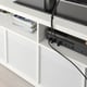 KALLAX TV unit, white, 573/4x231/2