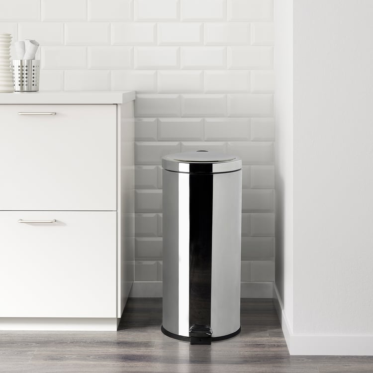 KALLGRIN Pedal bin, stainless steel - IKEA