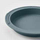 KANTNÅL Baking mold, gray-turquoise, 7 "