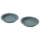 KANTNÅL Baking mold, gray-turquoise, 7 "