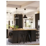 KARLBY Countertop for kitchen island, oak/veneer, 74x42x1 1/2 "