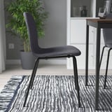 KARLPETTER Chair, Gunnared medium gray/Sefast black
