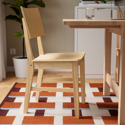 KARSKÄR Chair, rubberwood