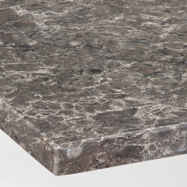 KASKER custom countertop, gray marble effect/quartz, 11/8" IKEA