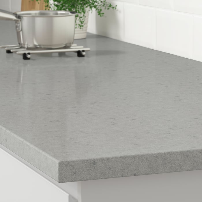 KASKER custom countertop, gray stone effect/quartz, 11/8" IKEA