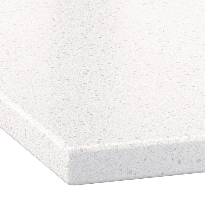 KASKER custom countertop, white mineral effect/quartz, 3/4" IKEA