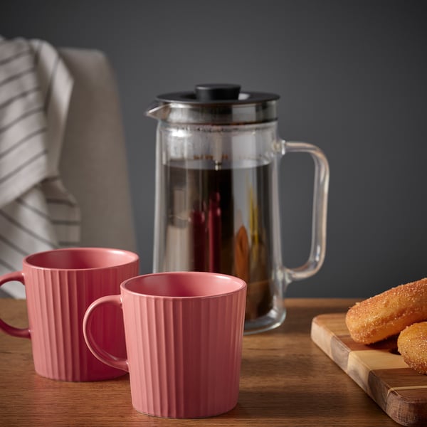 KEJSERLIG Mug, dark pink, 10 oz - IKEA