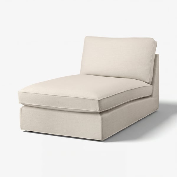 KIVIK Chaise cover, Gunnared beige