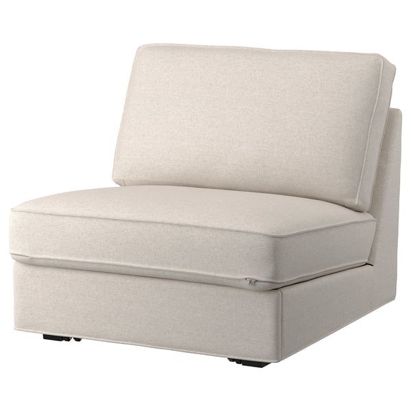 KIVIK Cover for 1-seat sleeper sofa, Gunnared beige