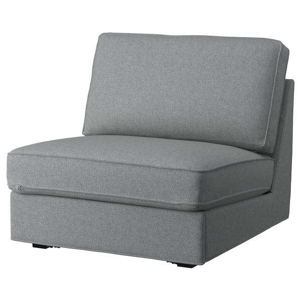 KIVIK Cover for 1-seat sleeper sofa, Tibbleby beige/gray