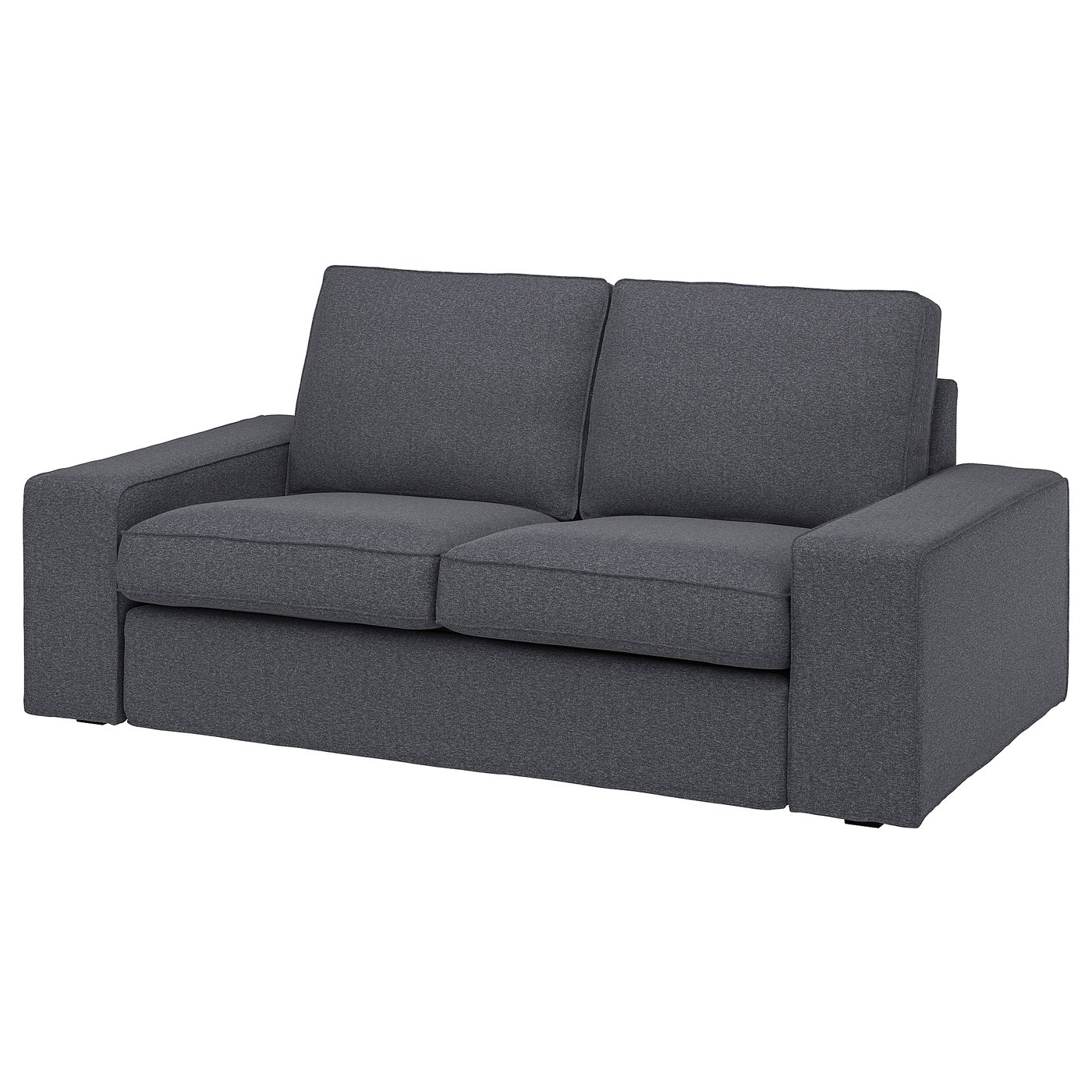 KIVIK cover for loveseat, Gunnared medium gray - IKEA