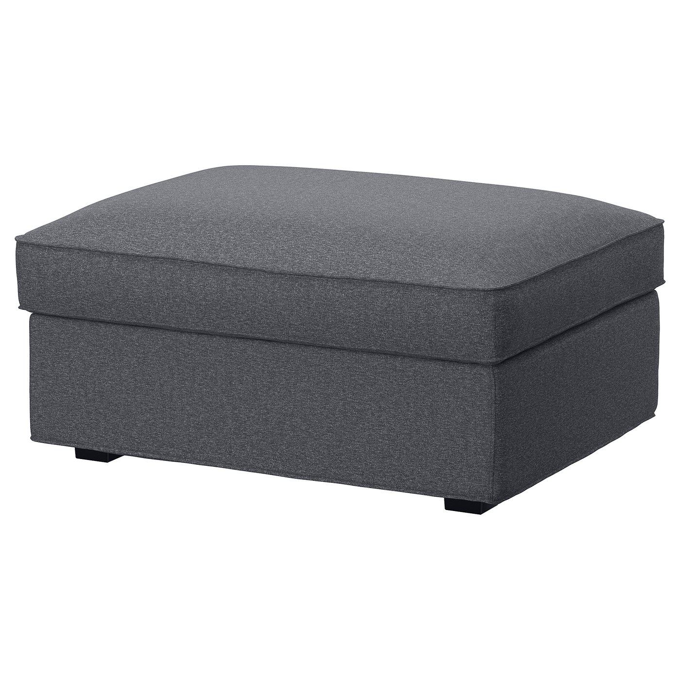 KIVIK cover for ottoman with storage, Gunnared medium gray - IKEA