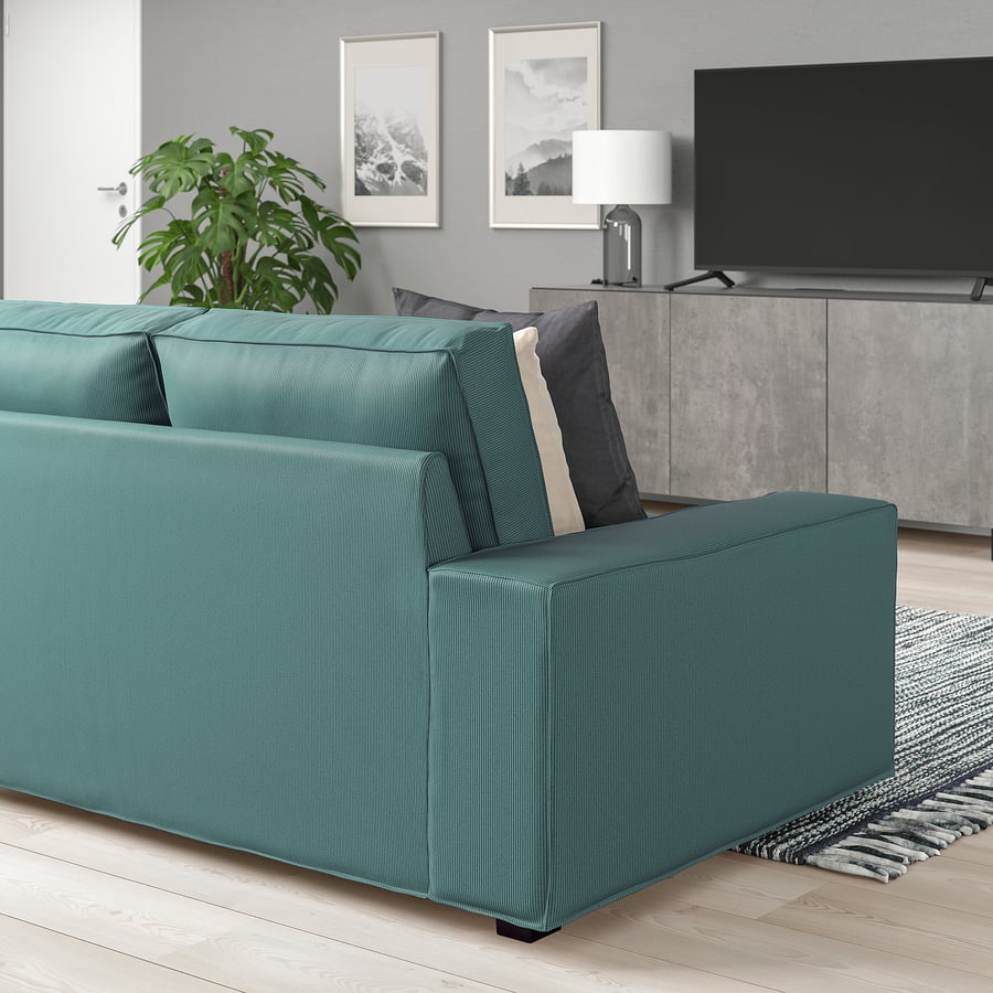 KIVIK loveseat, Kelinge grayturquoise IKEA