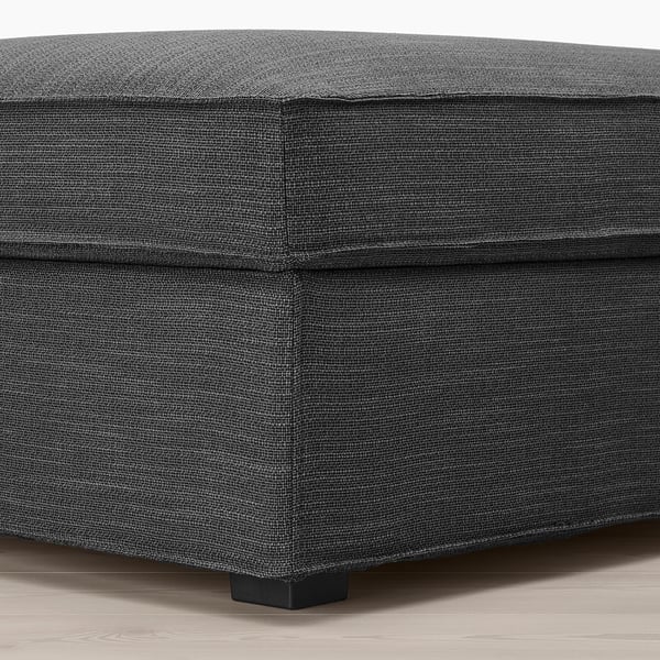 KIVIK Ottoman with storage, Hillared anthracite IKEA