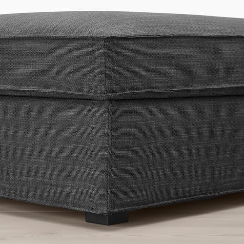 KIVIK Ottoman with storage, Hillared anthracite IKEA