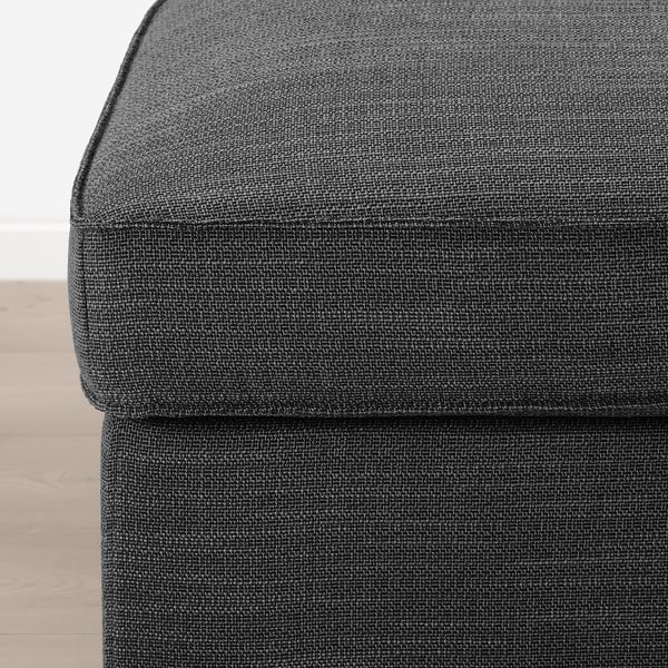 KIVIK Ottoman with storage, Hillared anthracite IKEA