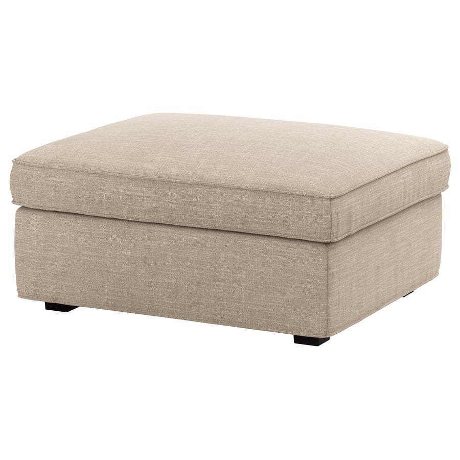 KIVIK Ottoman with storage, Hillared beige IKEA