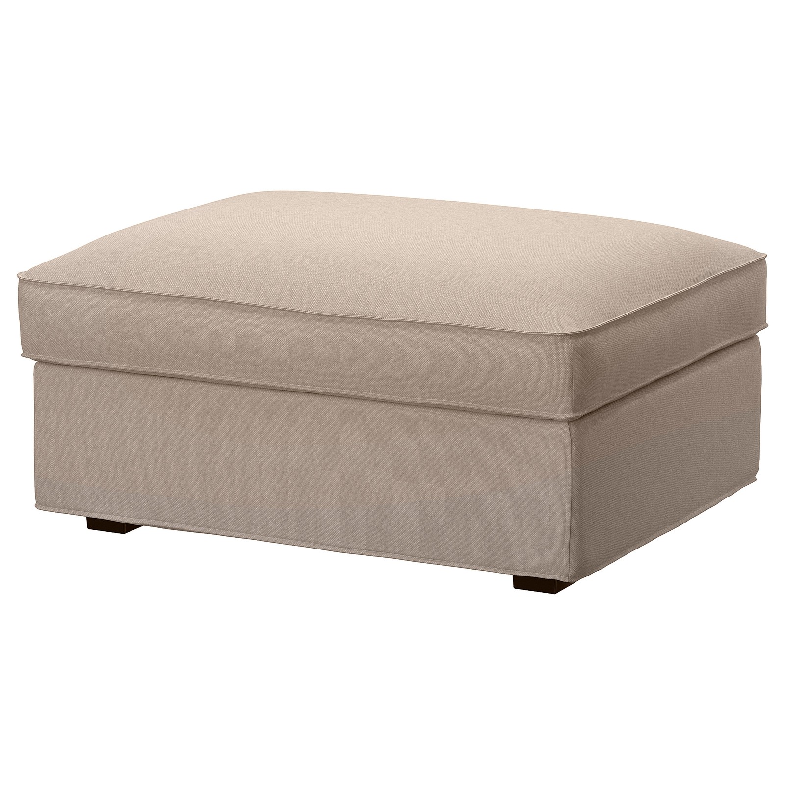 KIVIK Ottoman with storage, Hillared beige IKEA