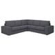 KIVIK Sectional, 4-seat corner, Gunnared medium gray