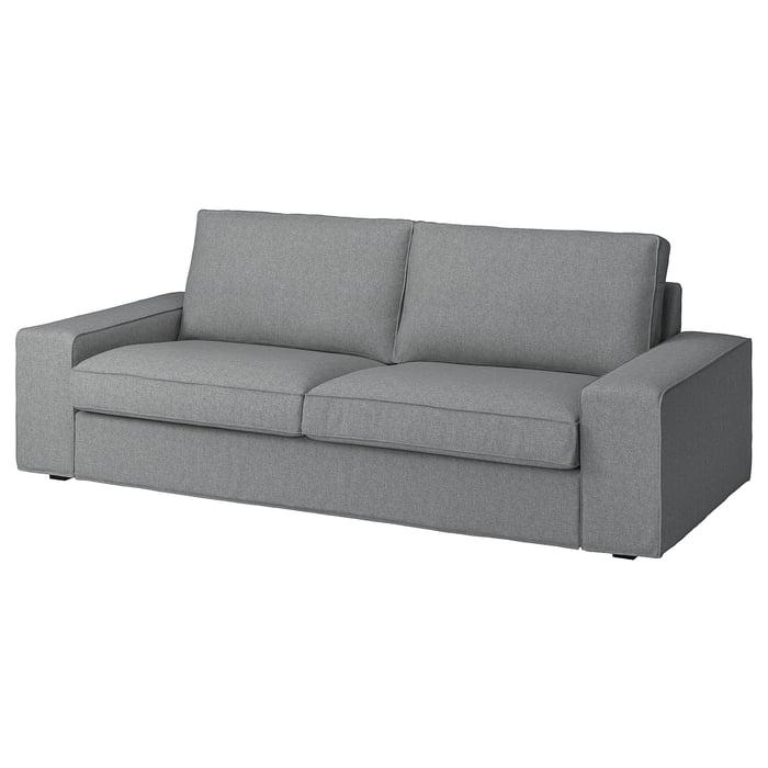 KIVIK sofa cover, Tibbleby beige/gray IKEA