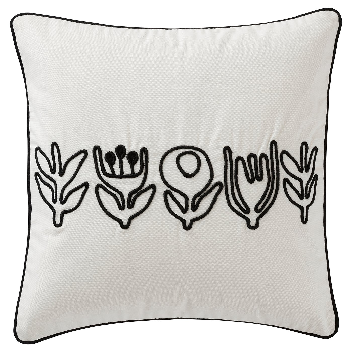 black cushion covers