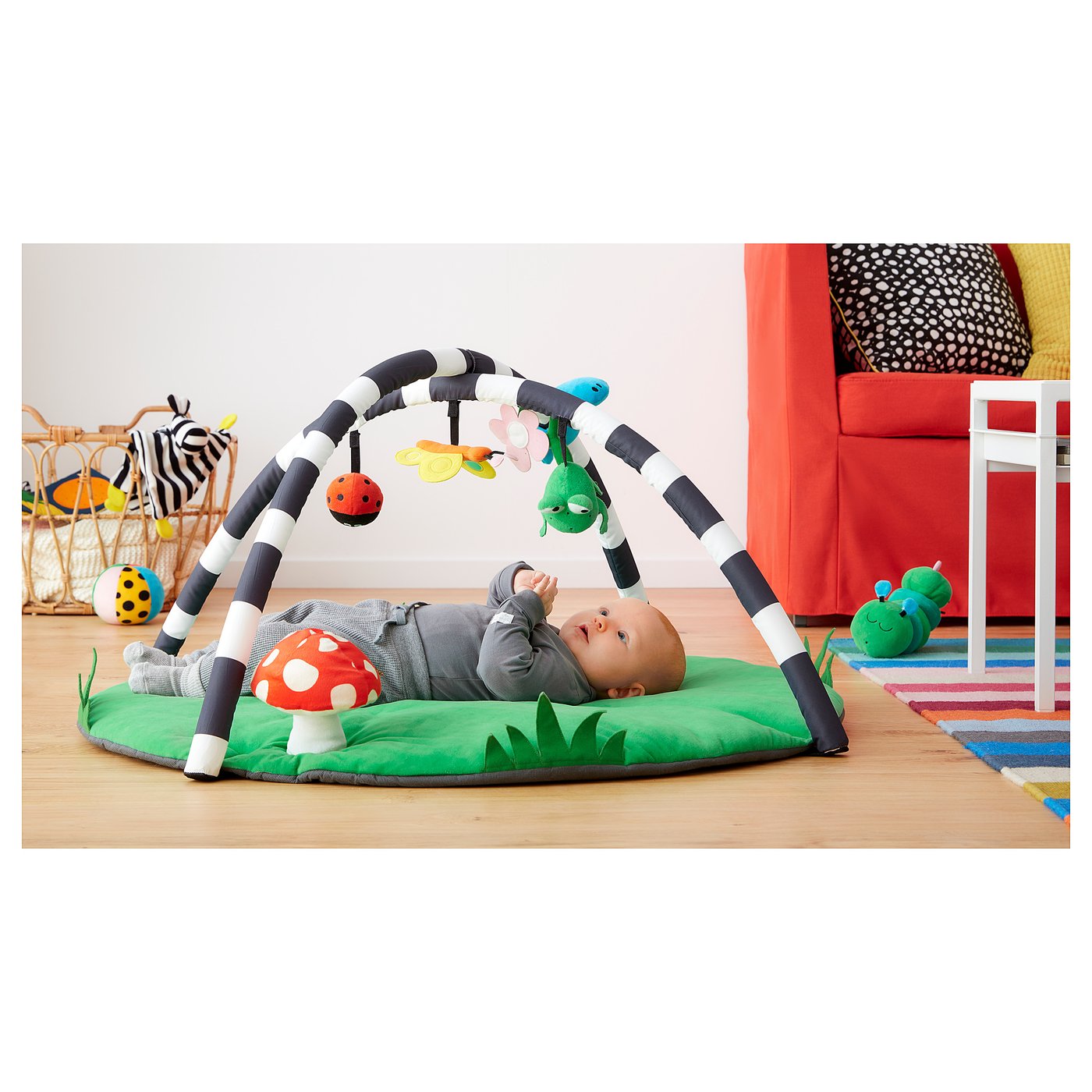 ikea wooden play gym