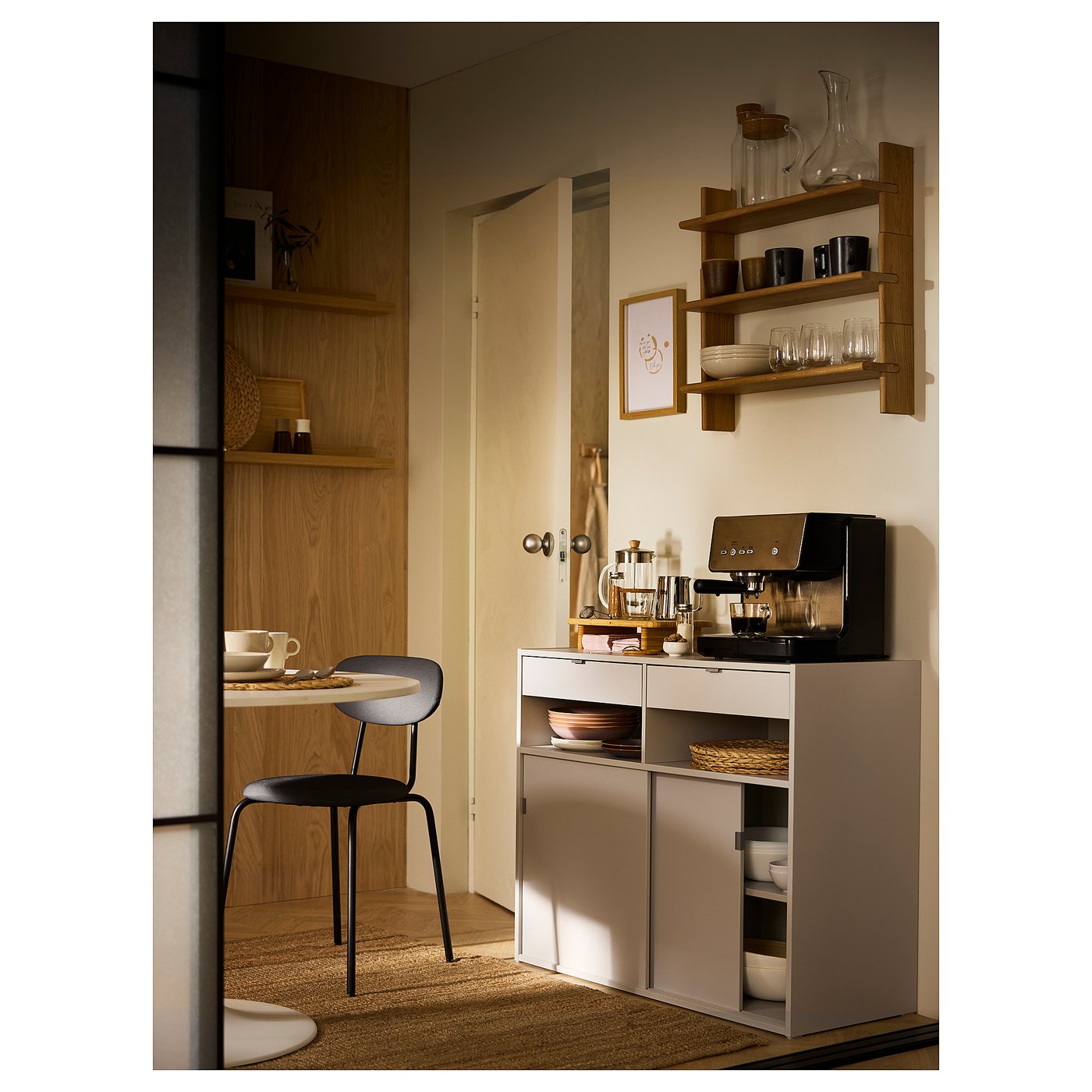 KLAVRESTRÖM Wall shelf - oak 23 5/8x7 7/8 "