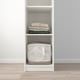 KLEPPSTAD open wardrobe, white, 151/2x691/4" - IKEA US