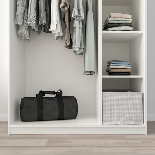 KLEPPSTAD Wardrobe with 3 doors, white, 46 1/8x69 1/4" IKEA