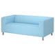 KLIPPAN Loveseat, Vissle light blue
