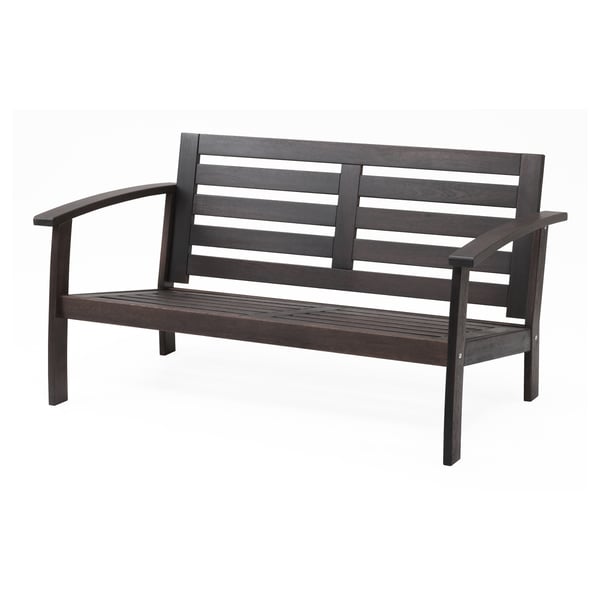 Kloven Loveseat Outdoor Black Brown Brown Stained Ikea