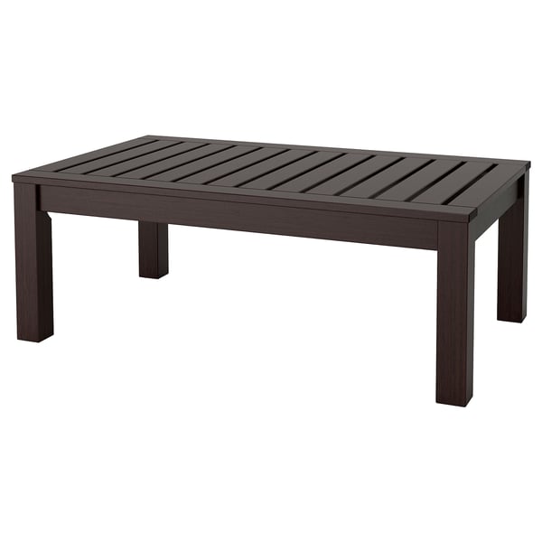 Kloven Coffee Table Outdoor Black Brown Brown Stained 44 1 2x26 Ikea