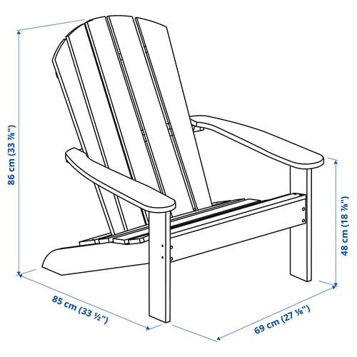 Illustration with measurements for the product: KLÖVEN.