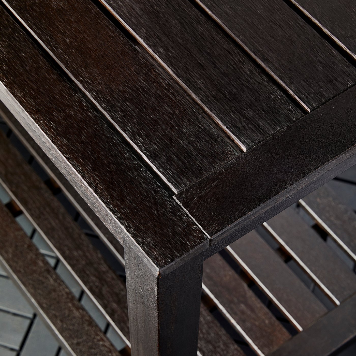 KLÖVEN Sideboard with ice bucket, outdoor dark brown IKEA