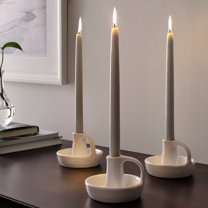 Unscented candles Block candles IKEA