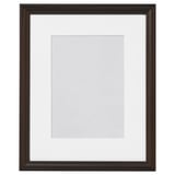 KLOTKÖRSBÄR Frame, oak effect/dark brown, 8x10 "