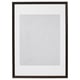 KLOTKÖRSBÄR Frame, oak effect/dark brown, 19 ¾x27 ½ "