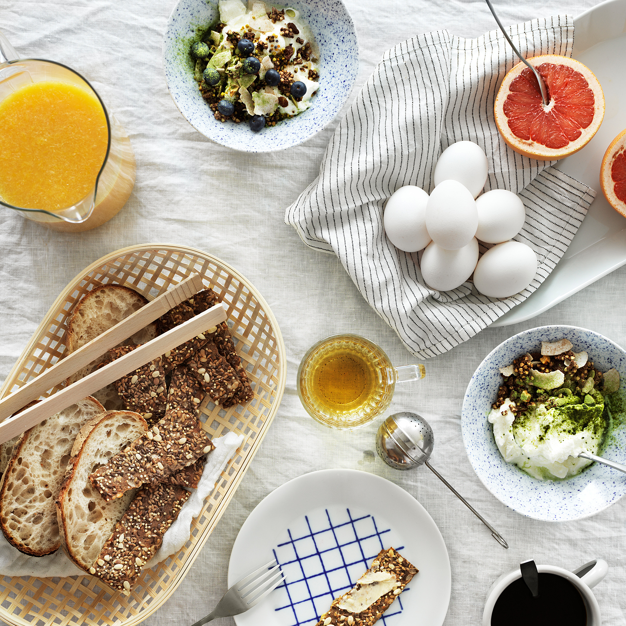 KLYFTA Bread basket, bamboo IKEA