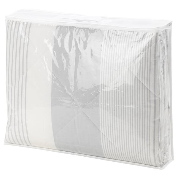 Knarot Comforter Set Gray Stripe Twin Ikea