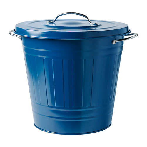 KNODD Bin with lid IKEA