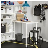 KNODD Bin with lid, gray, 4 gallon