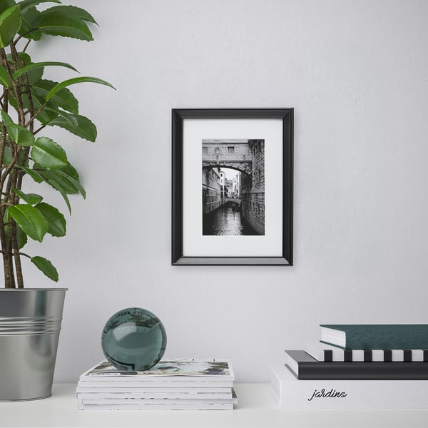 KNOPPÄNG Frame, black, 8x10 "