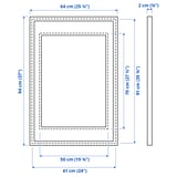 KNOPPÄNG Frame, black, 24x35 ¾ "