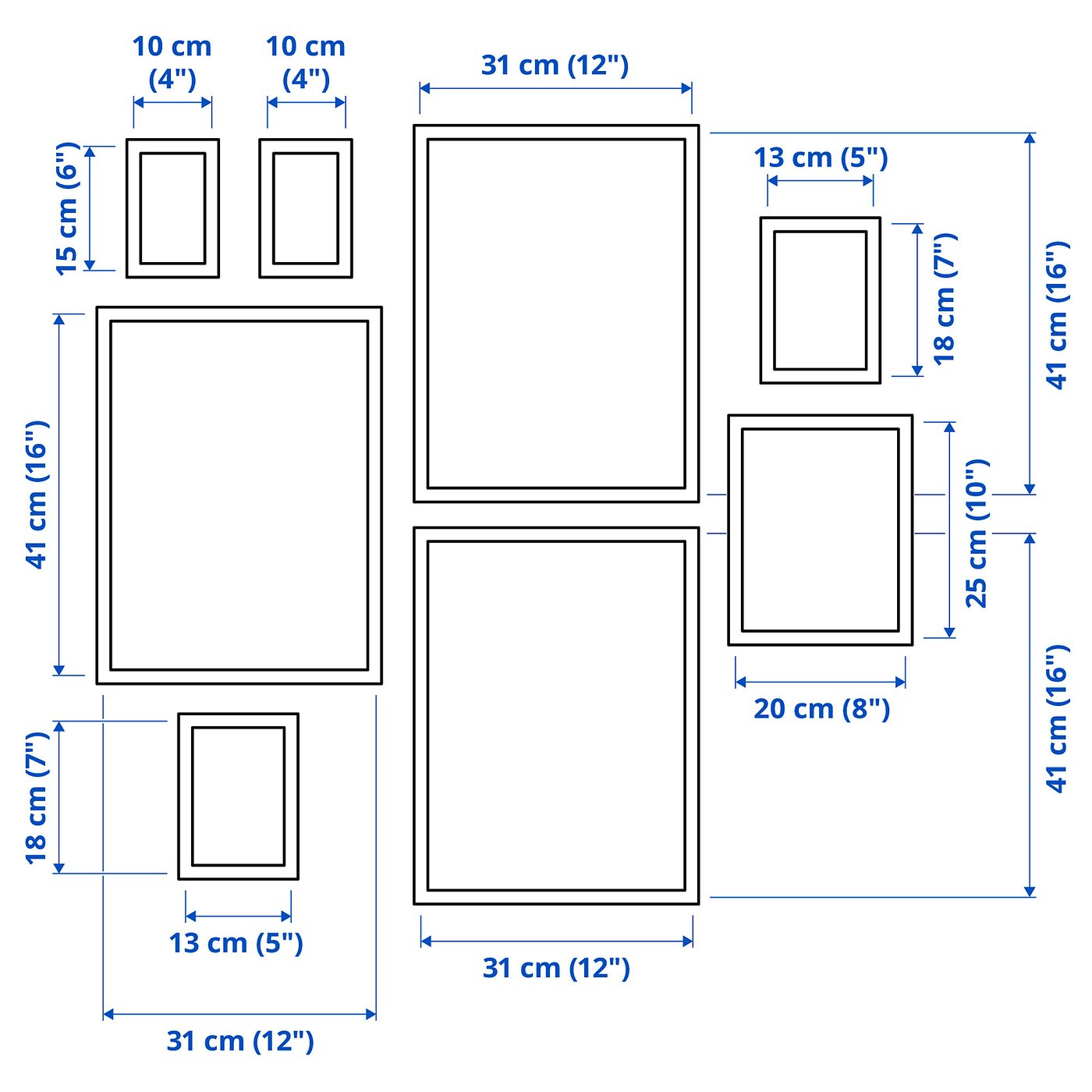 Frame with poster, set of 8, folk tales 4