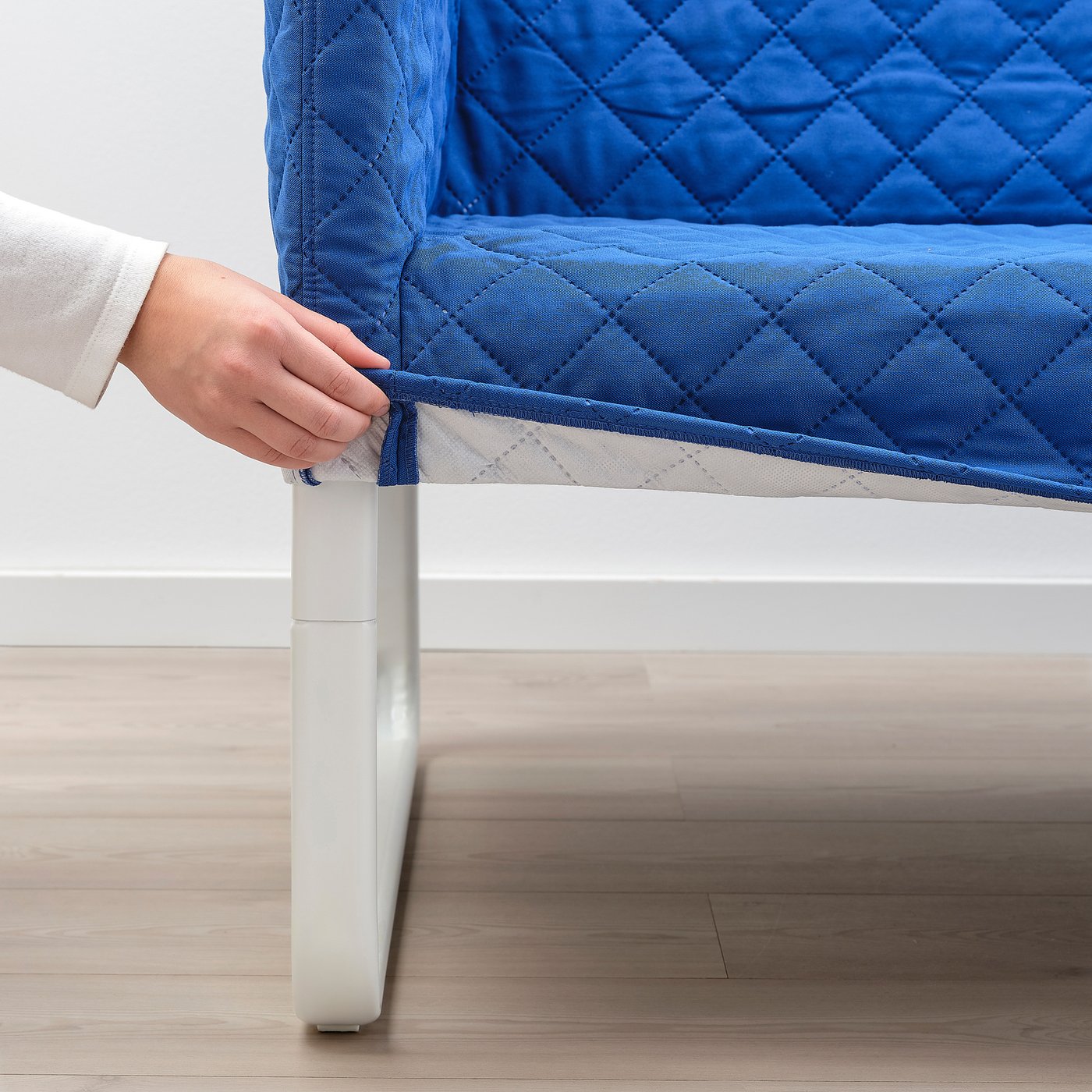 KNOPPARP Sofa, Knisa bright blue IKEA